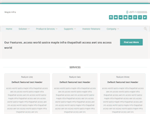 Tablet Screenshot of mapleinfra.com